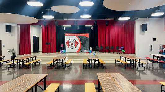 Lenore Kirk Hall Elementary School Cafeteria in Dallas