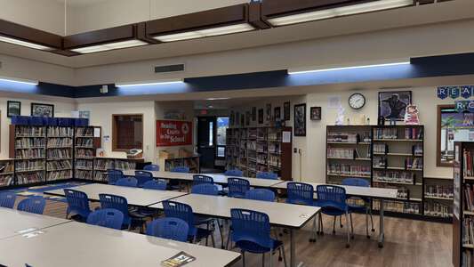 Clairmont Elementary School Library in Stockton