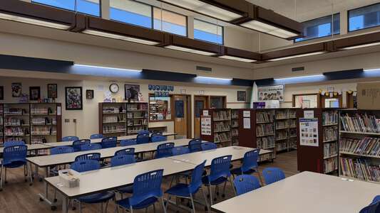 Clairmont Elementary School Library in Stockton