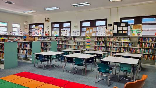 Ocean Beach Elementary School Library in San Diego