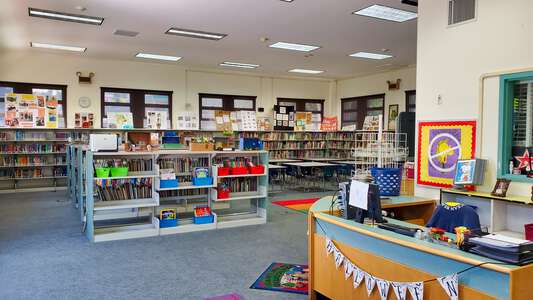 Ocean Beach Elementary School Library in San Diego