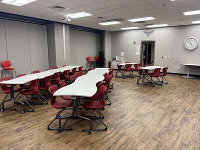 North Forsyth Middle School Library in Cumming