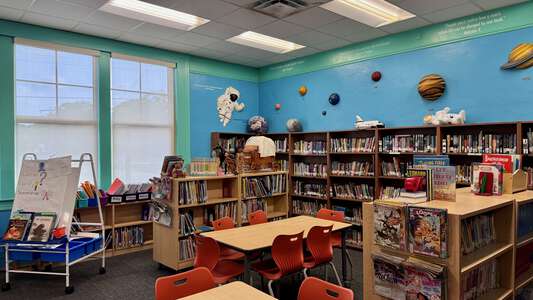 Bernard Terrace Elementary School Library in Baton Rouge