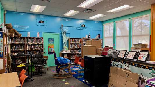 Bernard Terrace Elementary School Library in Baton Rouge