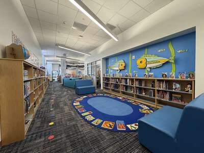 John B Dey Elementary School Library in Virginia Beach