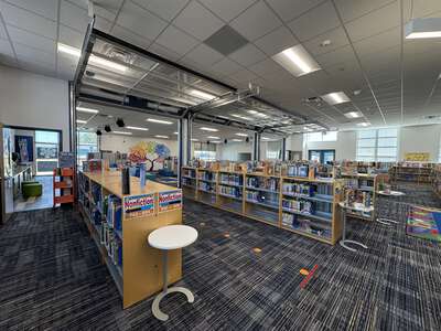 John B Dey Elementary School Library in Virginia Beach