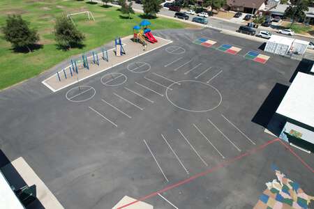 Allison Elementary School Blacktop / Basketball Courts in Pomona
