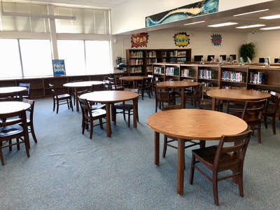 Hubert Middle School Library in Savannah