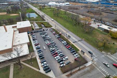 Washington - George Washington High School Parking Lot - West in Chicago