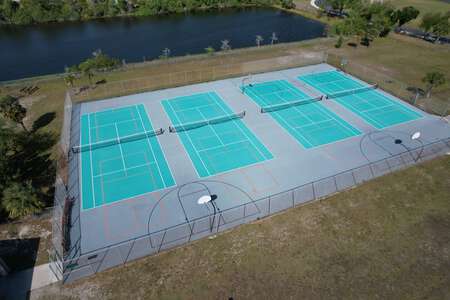 Trafalgar Middle School Blacktop / Basketball Courts in Cape Coral