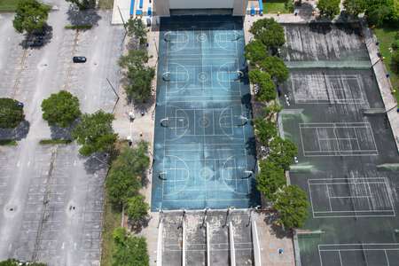 Miami Northwestern Senior High School Outdoor Basketball Courts in Miami