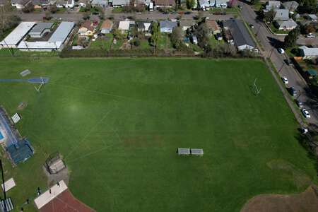 Springfield High School Practice Football Field in Springfield