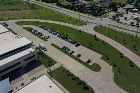 Coppell Middle School West Parking Lot - Front - CMSW in Dallas