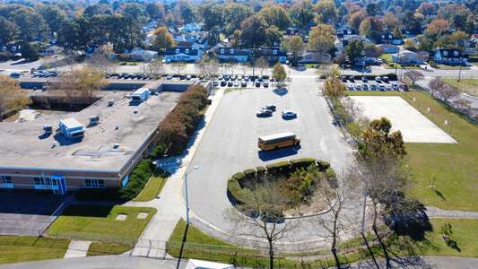 Luxford Elementary School Parking Lot - Side in Virginia Beach 2