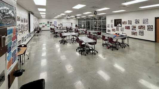 Crews Middle School Flex Room in Lawrenceville