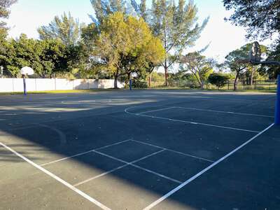 Quiet Waters Elementary School Outdoor Basketball Courts in Deerfield
