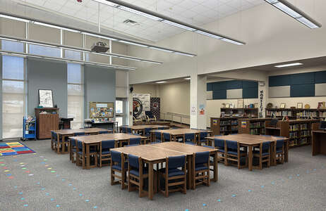 Floyd Elementary School Library in Mesquite