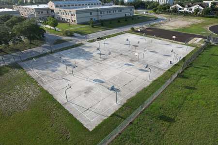 Twin Lakes Academy Middle School Outdoor Basketball Courts (3 hr min) in Jacksonville 4