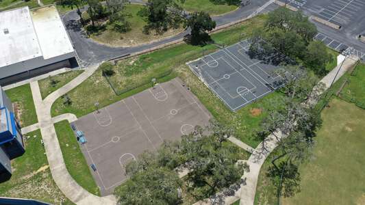 Wendell Krinn Technical High School Outdoor Basketball Courts in New Port Richey