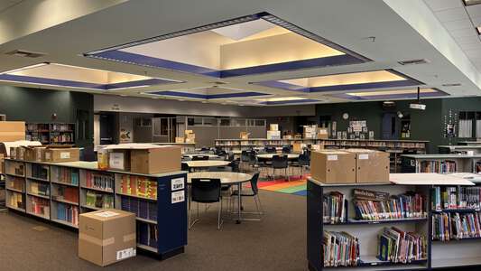 Cawston Elementary School Library in Hemet