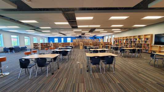 Hardin Valley Middle School Library in Knoxville