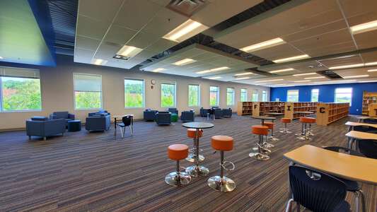 Hardin Valley Middle School Library in Knoxville