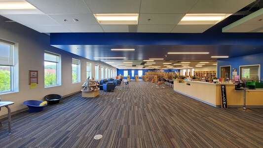 Hardin Valley Middle School Library in Knoxville