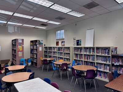 Webster Elementary School Library in Pasadena