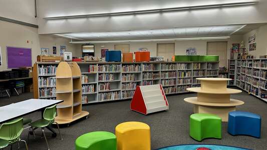 Sandra T. Medeiros Elementary School Library in Turlock 2