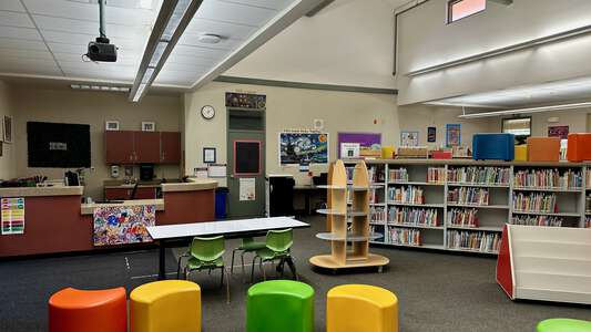 Sandra T. Medeiros Elementary School Library in Turlock 3