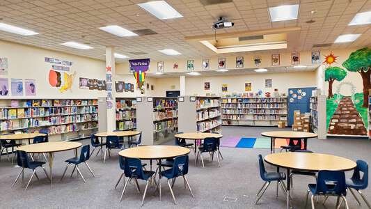 Garfield Elementary School Library in San Diego