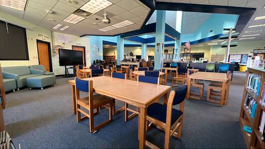 Gamble Rogers Middle School Library in St. Augustine 2