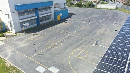 Knox Middle School Outdoor Basketball Courts in San Diego