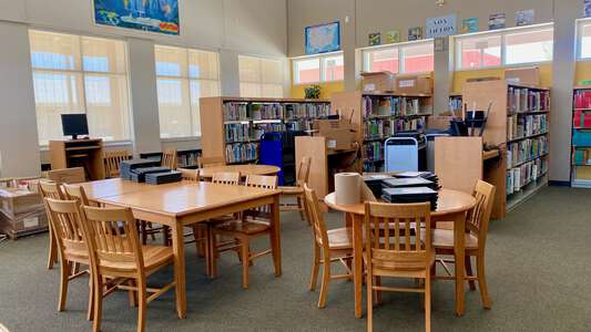 Hawthorne Elementary School Library in Riverside
