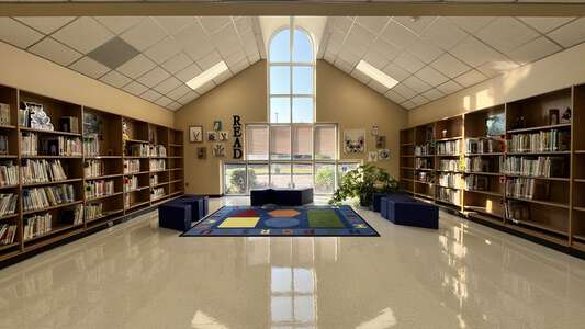 Caraway Elementary School Library in Houston