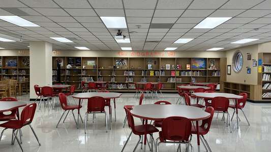 Caraway Elementary School Library in Houston