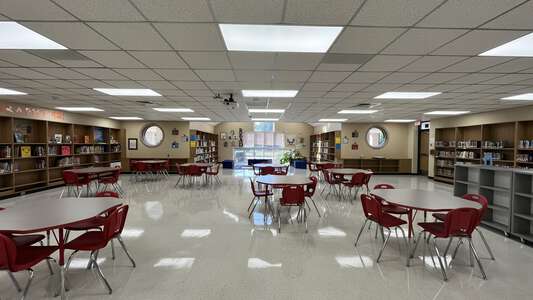 Caraway Elementary School Library in Houston