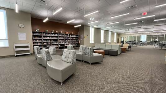 Cypress Creek Middle School Media Center in Wesley Chapel