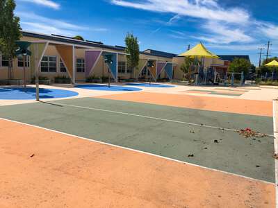 Coronado Elementary School Outdoor Basketball Courts in Richmond