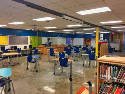 Grissom Elementary Library in Houston