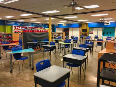 Grissom Elementary Library in Houston