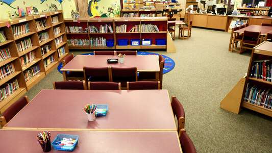 Pima Butte Elementary School Library in Maricopa