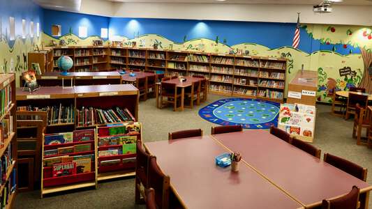 Pima Butte Elementary School Library in Maricopa
