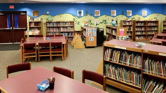 Pima Butte Elementary School Library in Maricopa