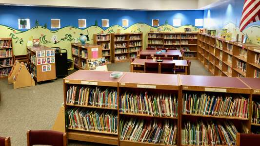 Pima Butte Elementary School Library in Maricopa