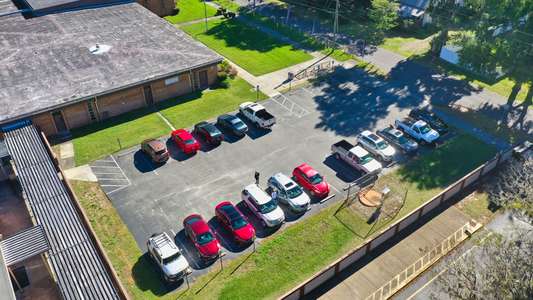 Umatilla Middle Parking Lot - Rear in Umatilla