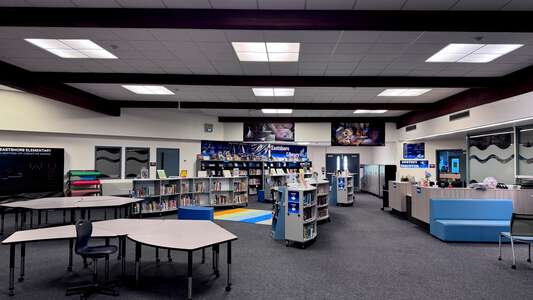 Eastshore Elementary School Media Center in Irvine