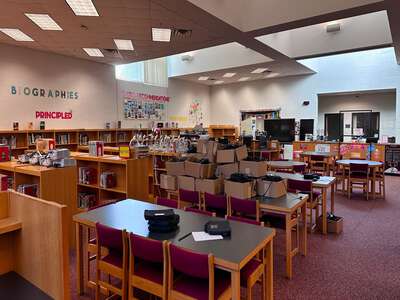 Jonesboro Middle School Media Center in Jonesboro