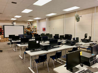 Largo-Tibet Elementary School Library in Savannah
