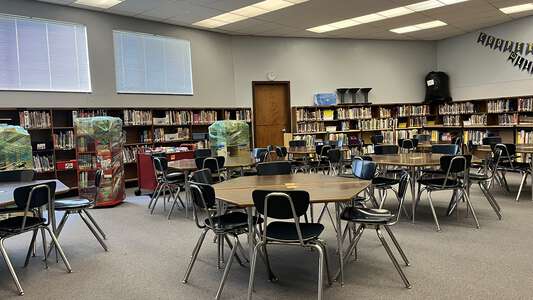 Cooper Mountain Elementary School Library in Beaverton